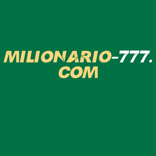 Logo da MILIONARIO-777